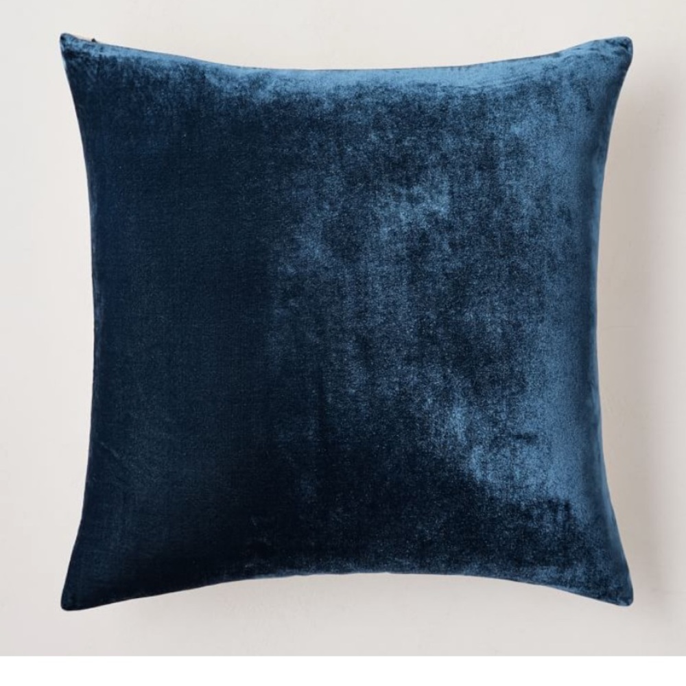 West Elm slip cover and pillows